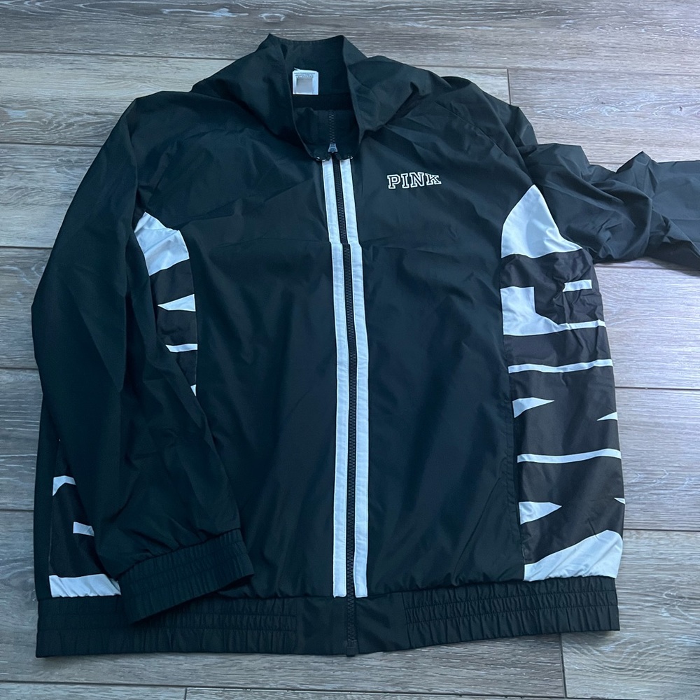 PINK thick windbreaker